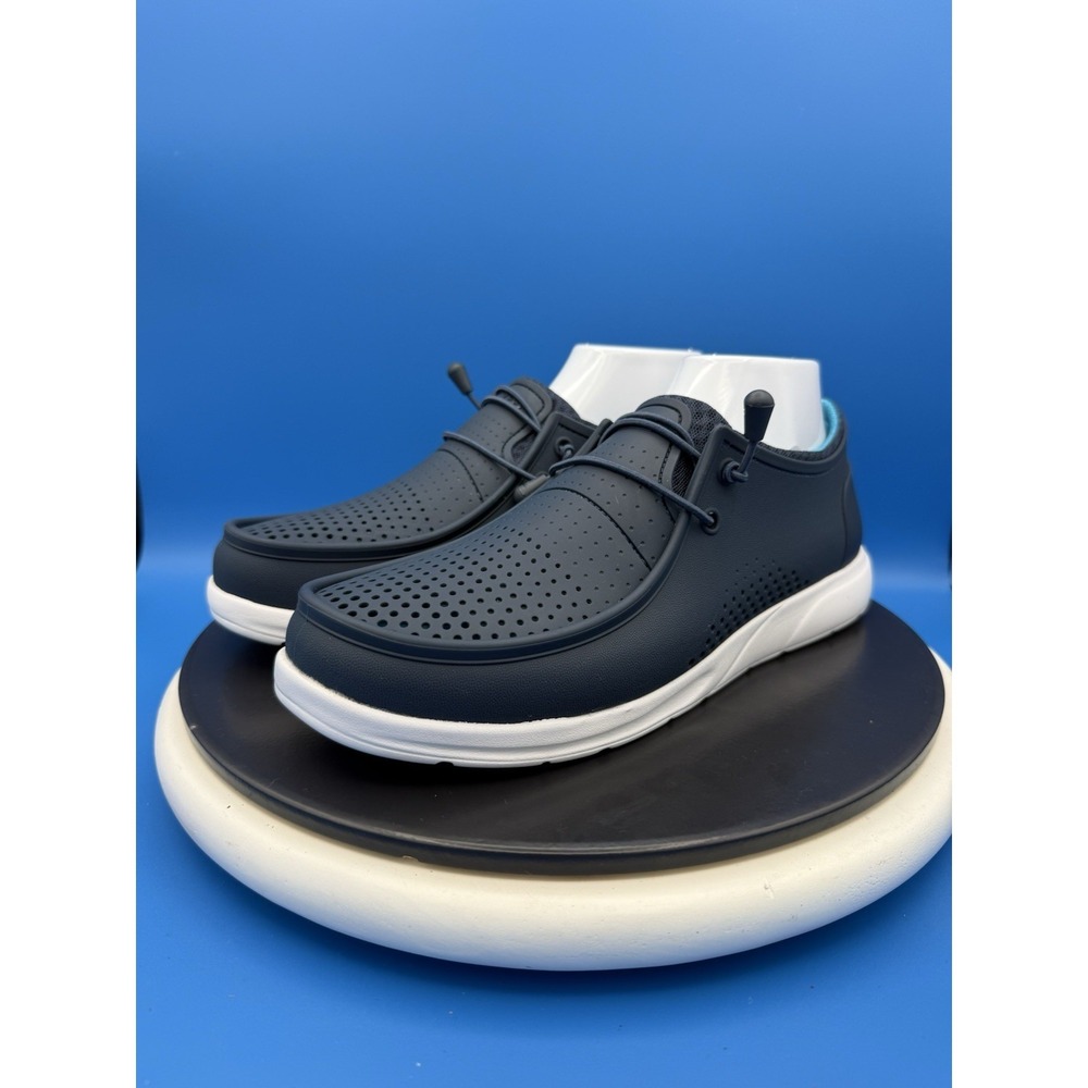 Reef Water Coast Mens Size 9 Navy Blue Lightweight Waterproof Slip On Boat Shoes